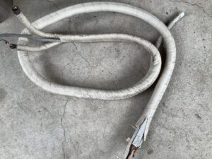 英田郡西粟倉村で取り外し回収から処分までしたエアコン配管
