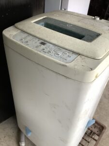 笠岡市吉浜で引き取り回収から処分までした洗濯機