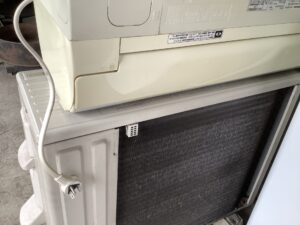 玉野市八浜町で取り外し回収から処分までしたエアコン