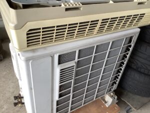 備前市三石で取り外し回収から処分までしたエアコン