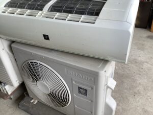 津山市大谷で取り外し回収から処分までしたエアコン
