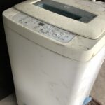 高梁市落合町で引き取り回収から処分までした洗濯機