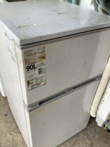 総社市山田で引き取り回収から処分までした冷蔵庫