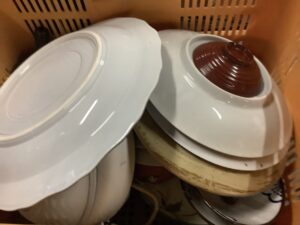 倉敷市田ノ上で引き取り回収から処分までした食器