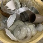 総社市三須で引き取り回収から処分までした食器