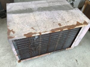 総社市中央で取り外し回収から処分までしたエアコン