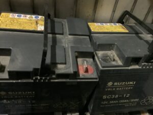 真庭市久世で引き取り回収から処分までしたバッテリー