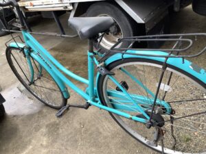 久米郡久米南町で引き取り回収から処分までした自転車