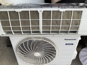 井原市高屋町で取り外し回収から処分までしたエアコン