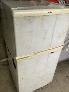 新見市新見で引き取り回収から処分までした冷蔵庫
