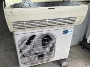 岡山市東区で取り外し回収から処分までしたエアコン