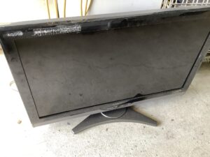 美作市江見で引き取り回収から処分までしたテレビ