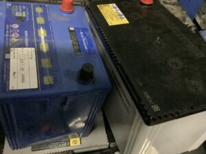 真庭市落合で引き取り回収から処分までしたバッテリー