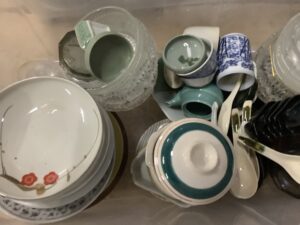 井原市西江原町で引き取り回収から処分までした食器