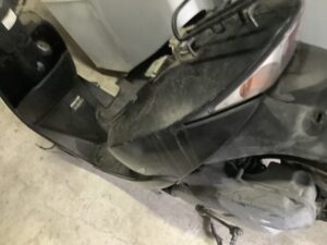 高梁市南町で引き取り回収から処分までしたバイク