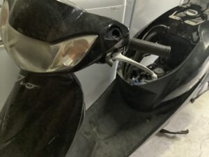 高梁市南町で引き取り回収から処分までしたバイク