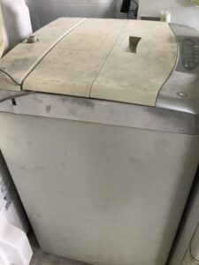 高梁市巨瀬町で引き取り回収から処分までした洗濯機
