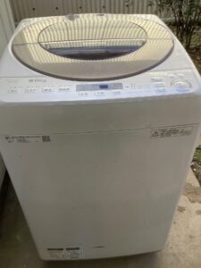 高梁市巨瀬町で引き取り回収から処分までした洗濯機