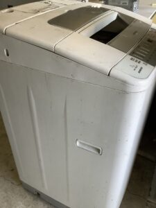 津山市小田中で引き取り回収から処分までした洗濯機