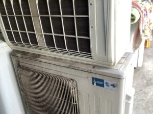 笠岡市三番町で取り外し回収から処分までしたエアコン