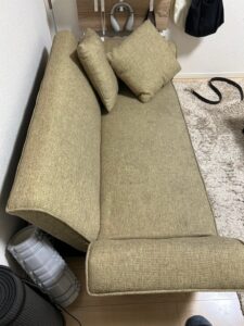 久米郡久米南町で引き取り回収から処分までしたソファー